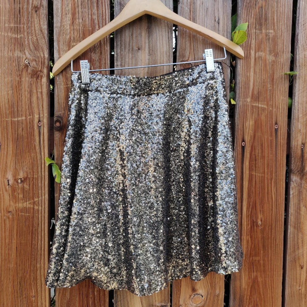Gold Sparkly Skirt
